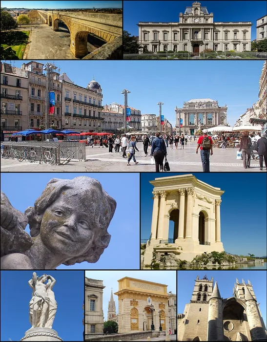Vue de Montpellier